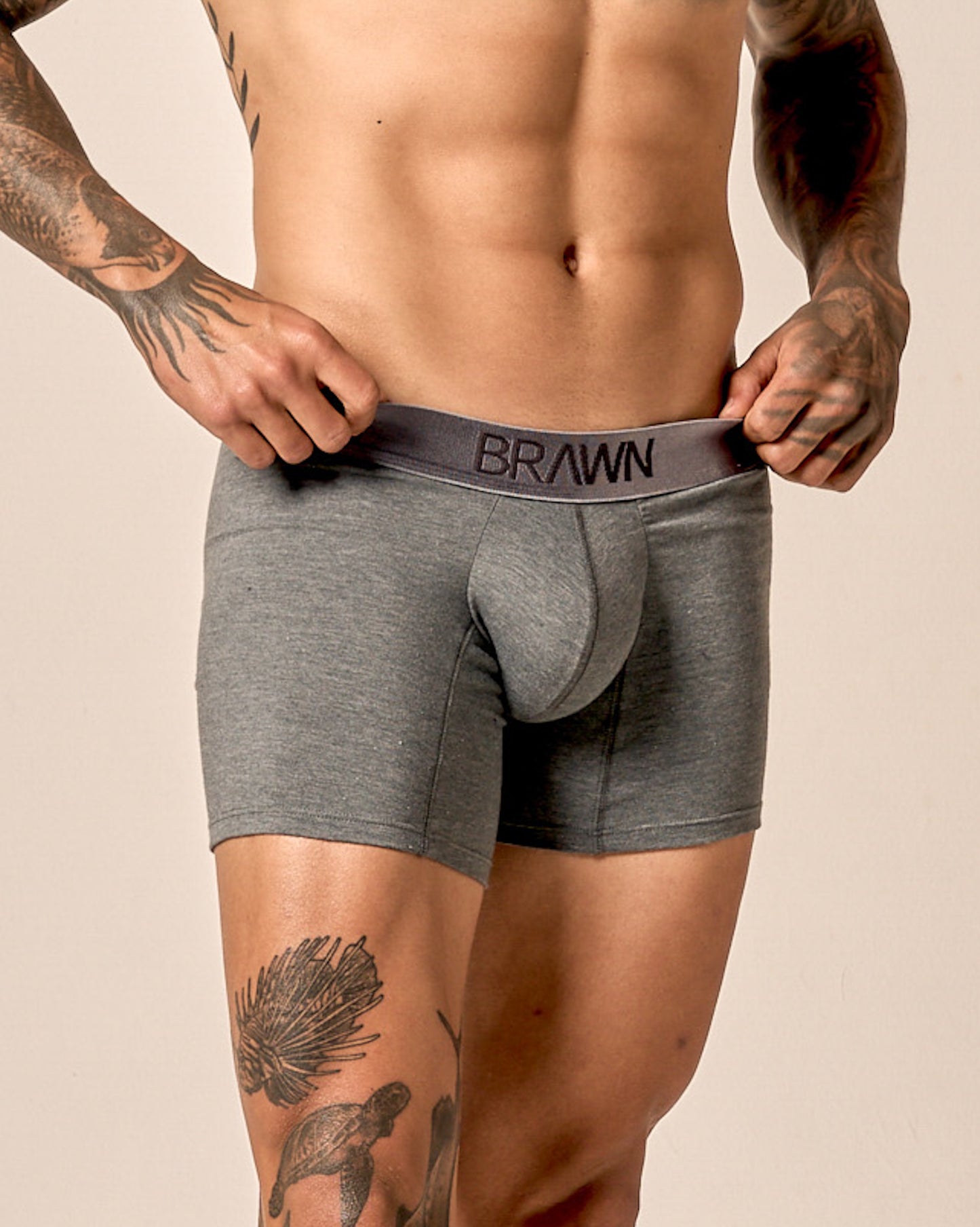BOXER ALGODÓN BRWN G/G