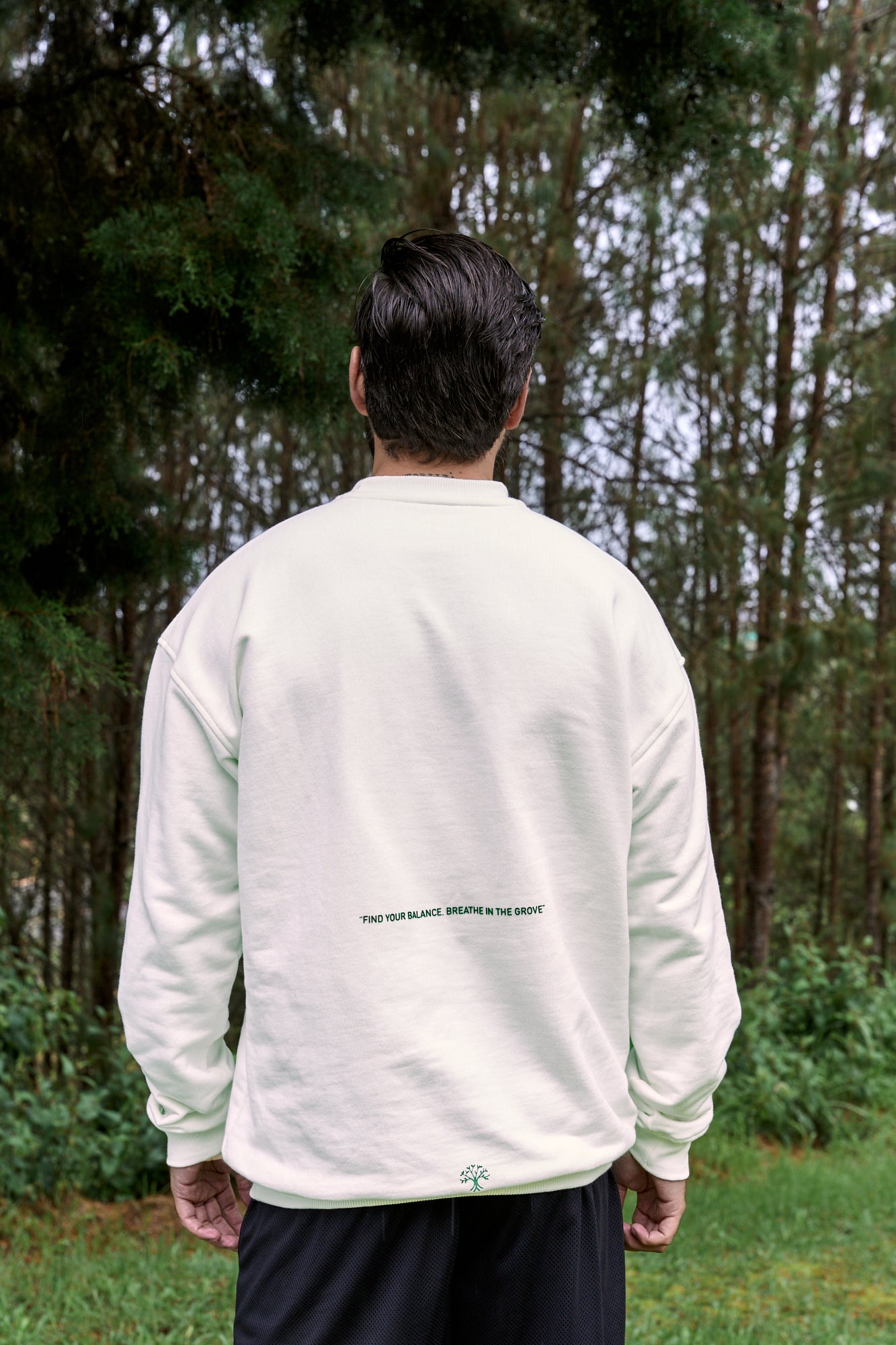 CREWNECK GG IVORY