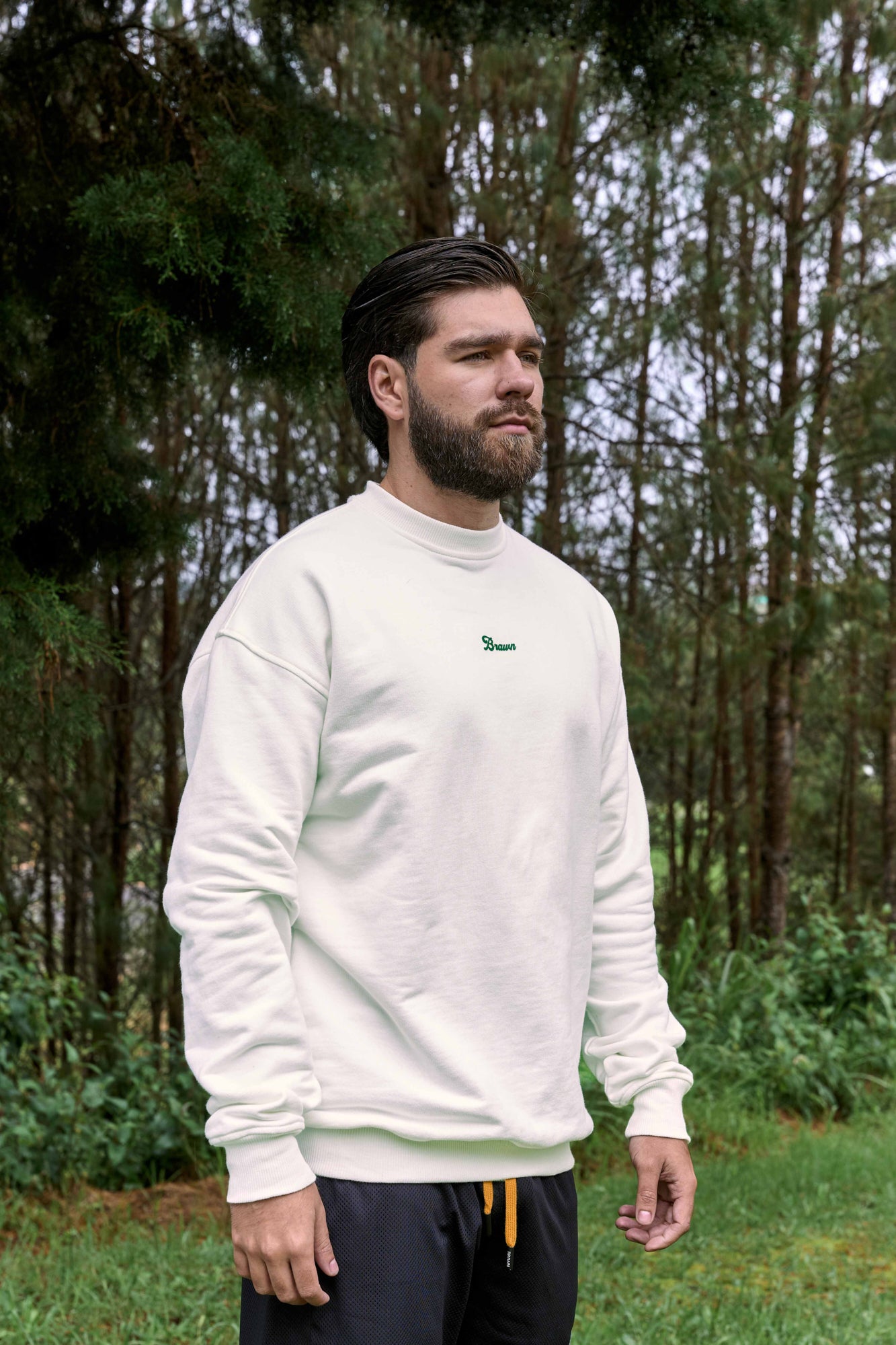 CREWNECK GG IVORY