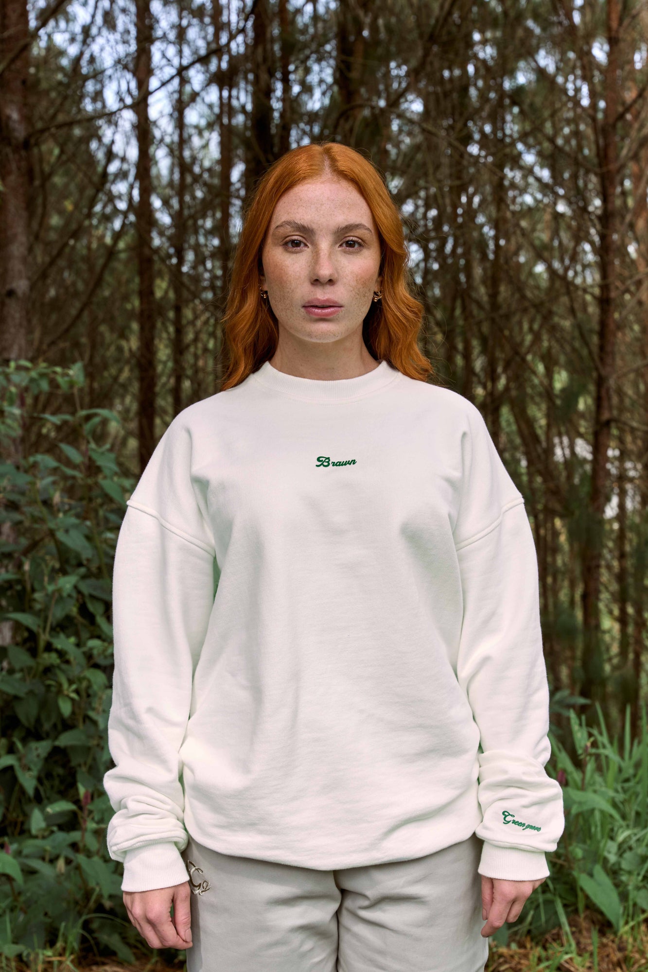 CREWNECK GG IVORY