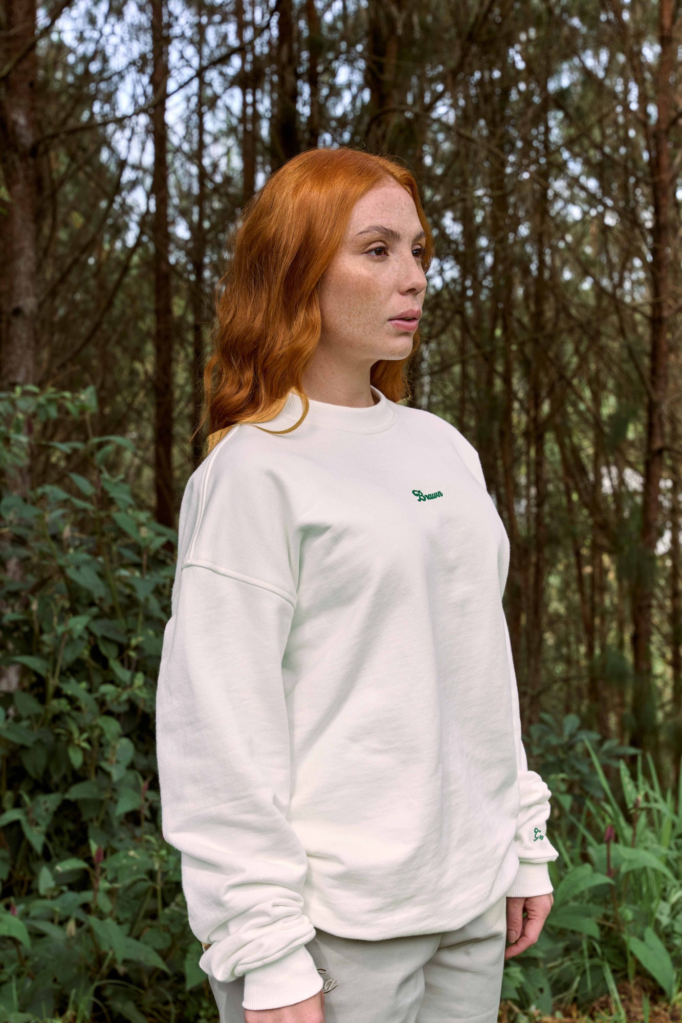 CREWNECK GG IVORY