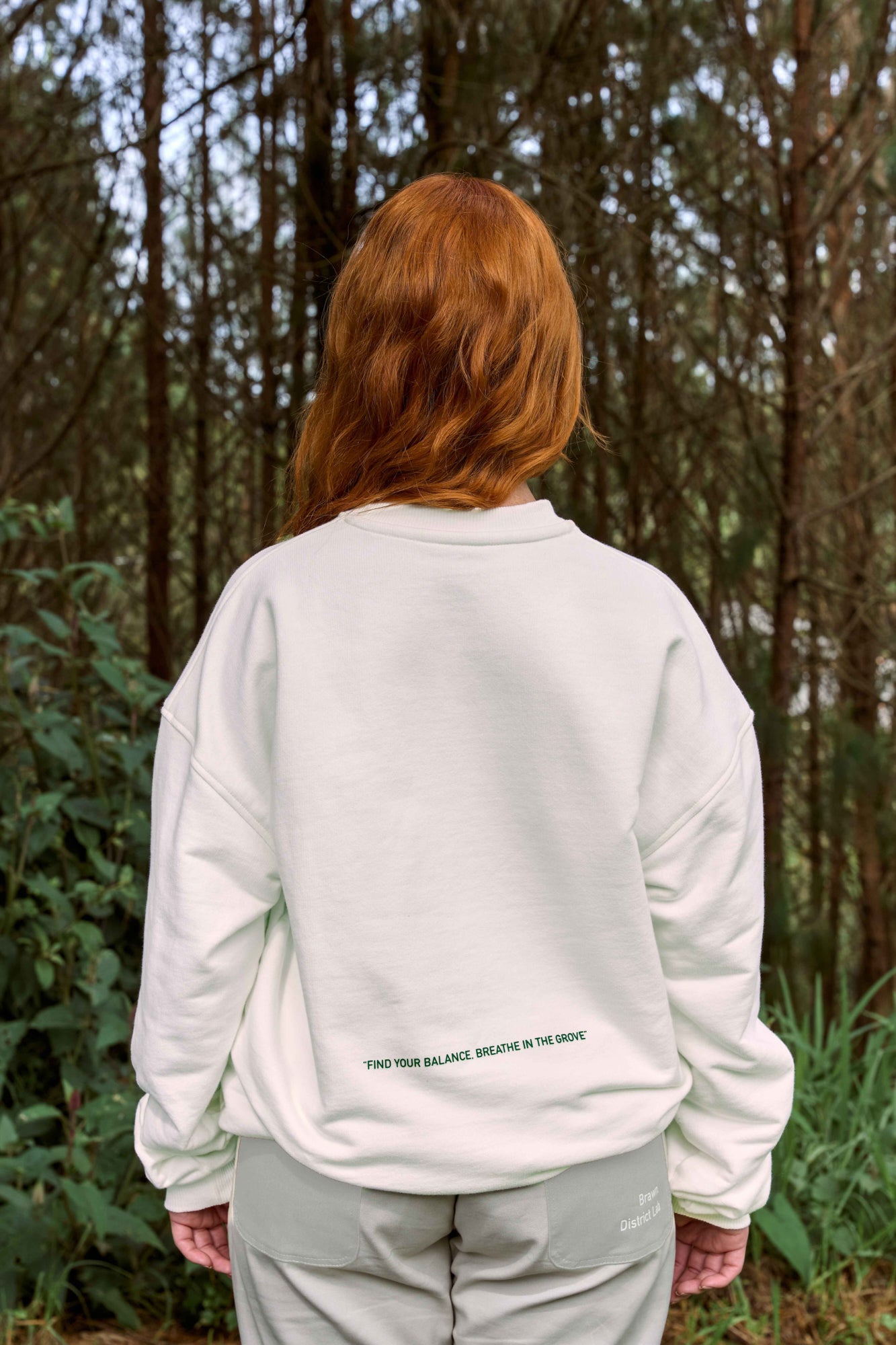 CREWNECK GG IVORY
