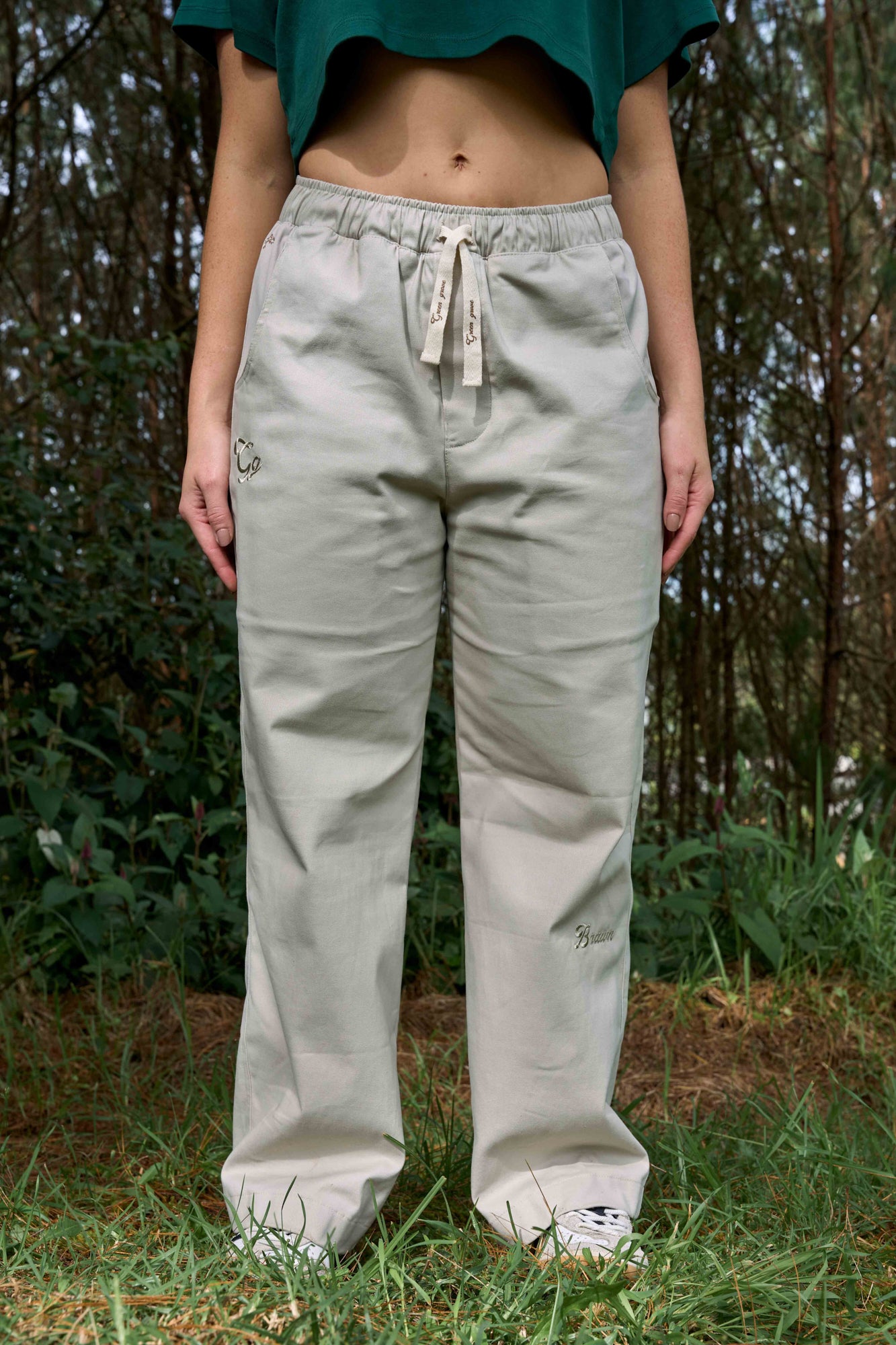 PANTALON GG CREMA