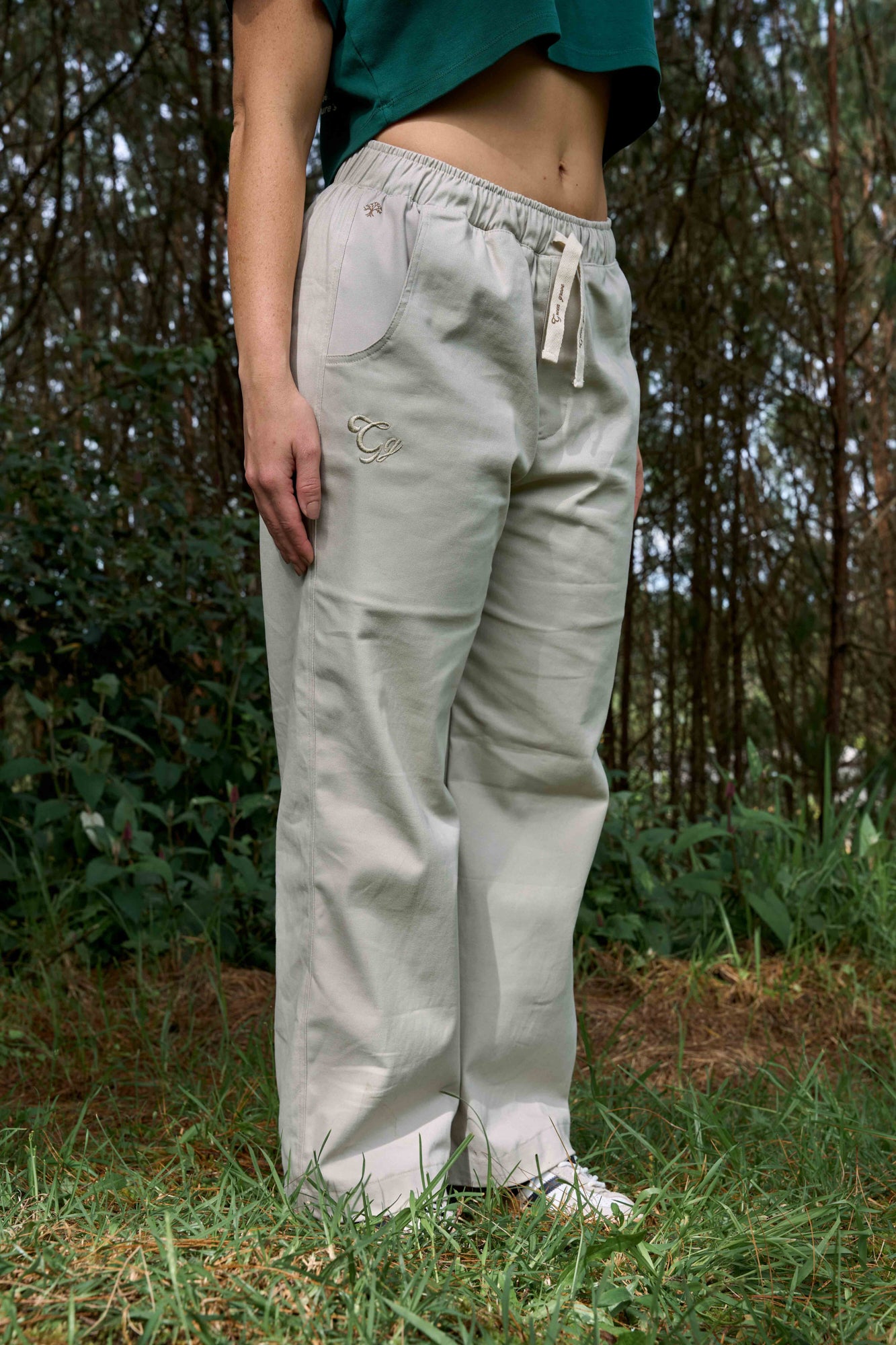 PANTALON GG CREMA