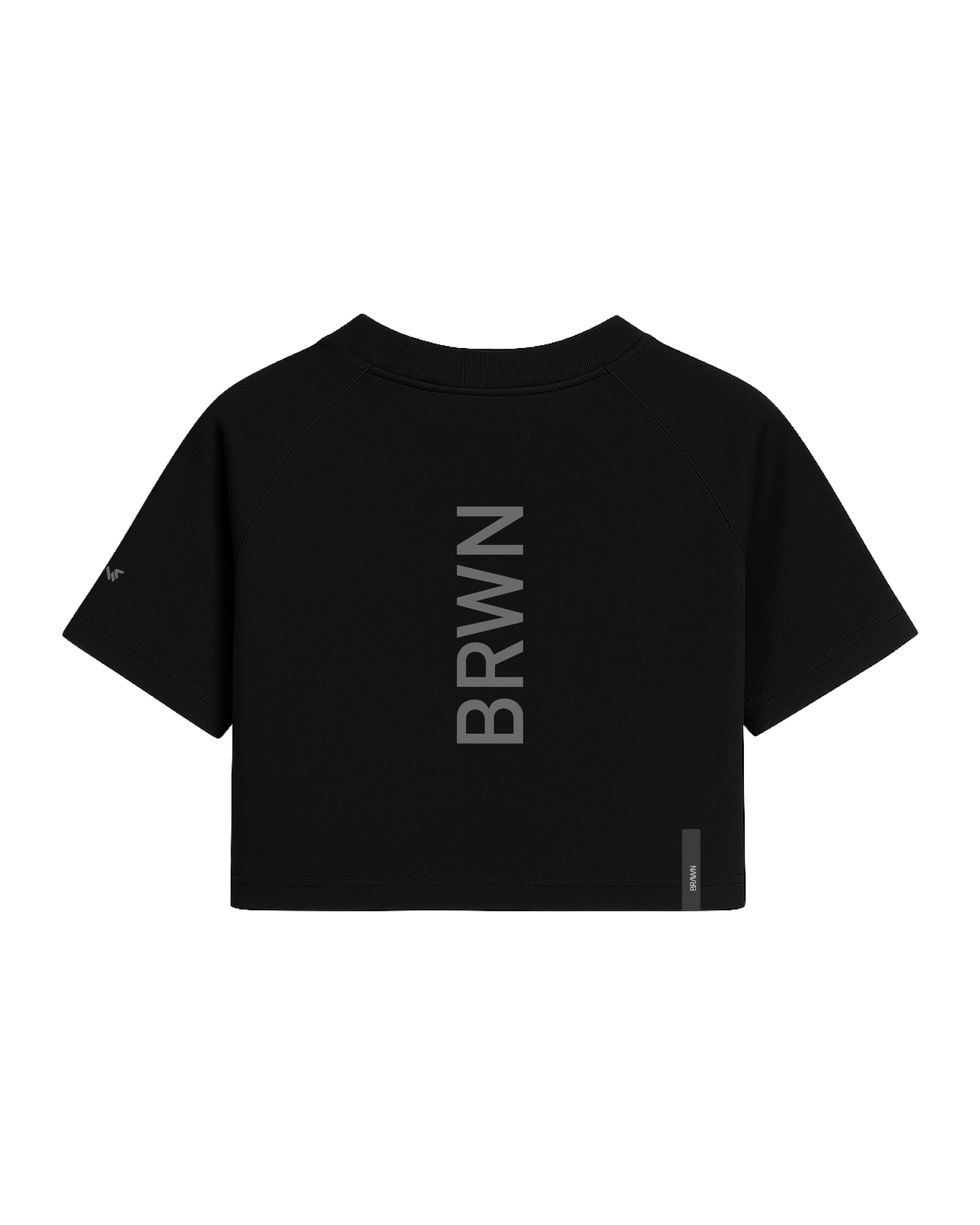 CROPTOP OVERSIZE ESSENTIAL NEGRO