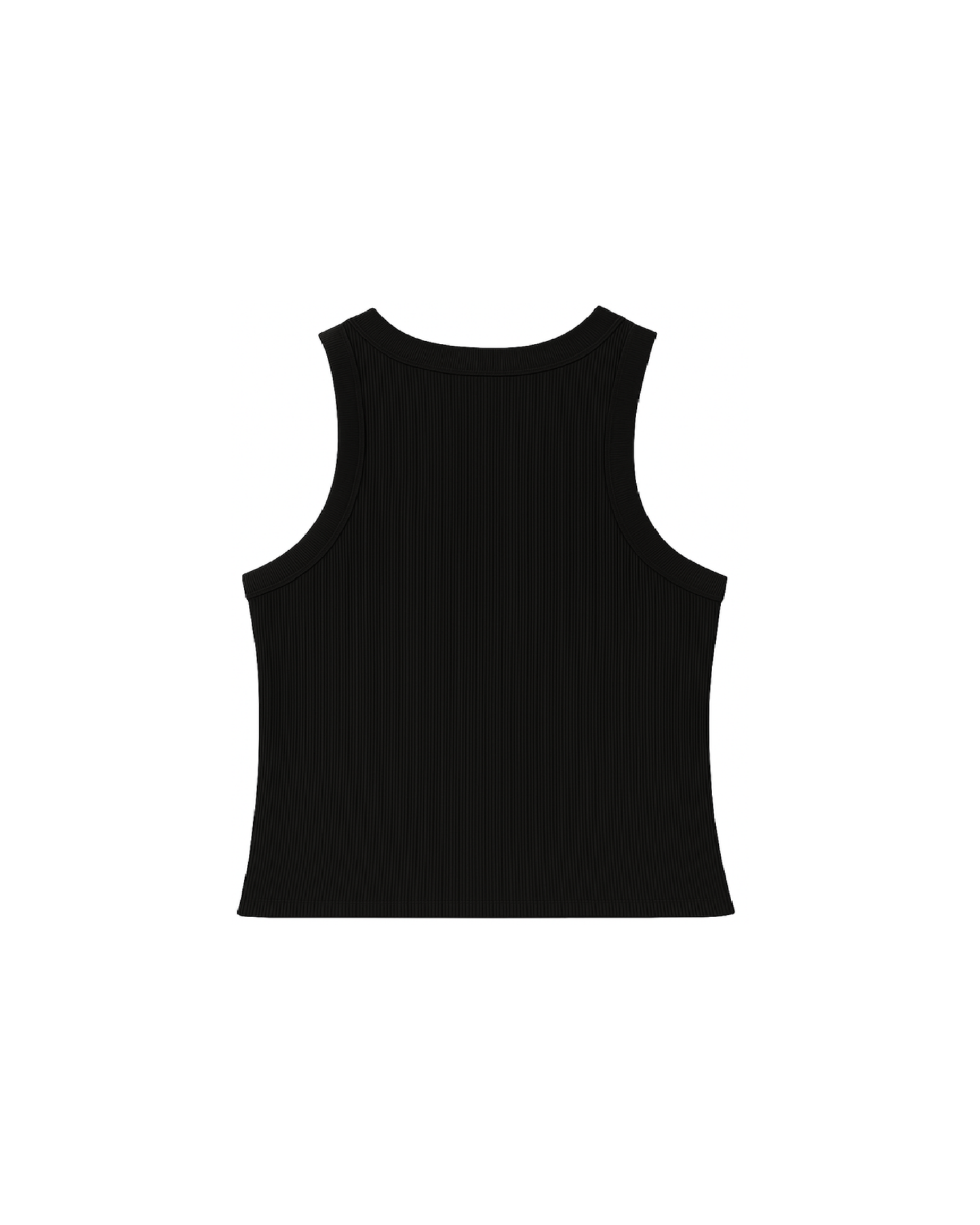 TANKTOP RIB SHORT GG NEGRO