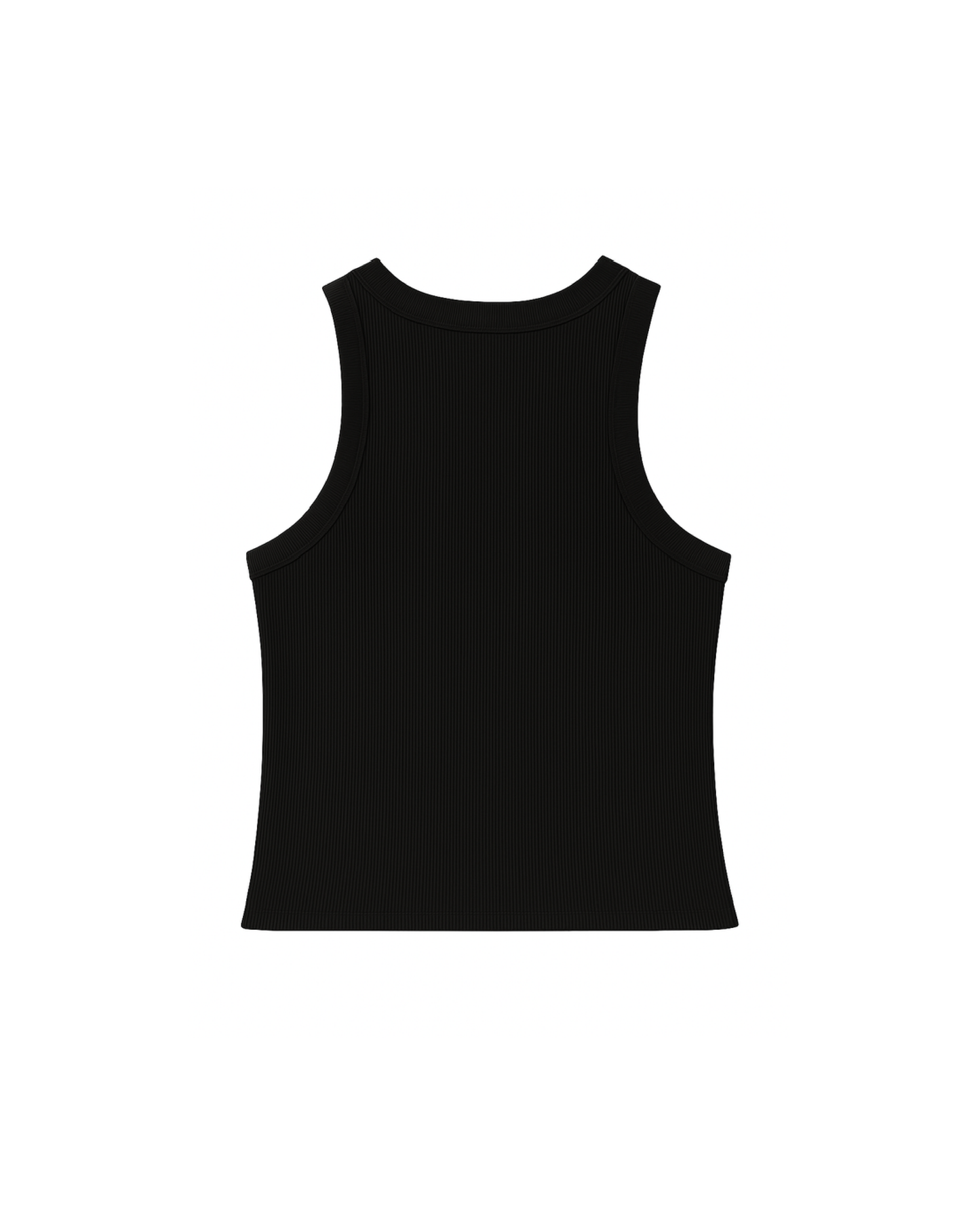 TANKTOP RIB LONG MS25 NEGRO