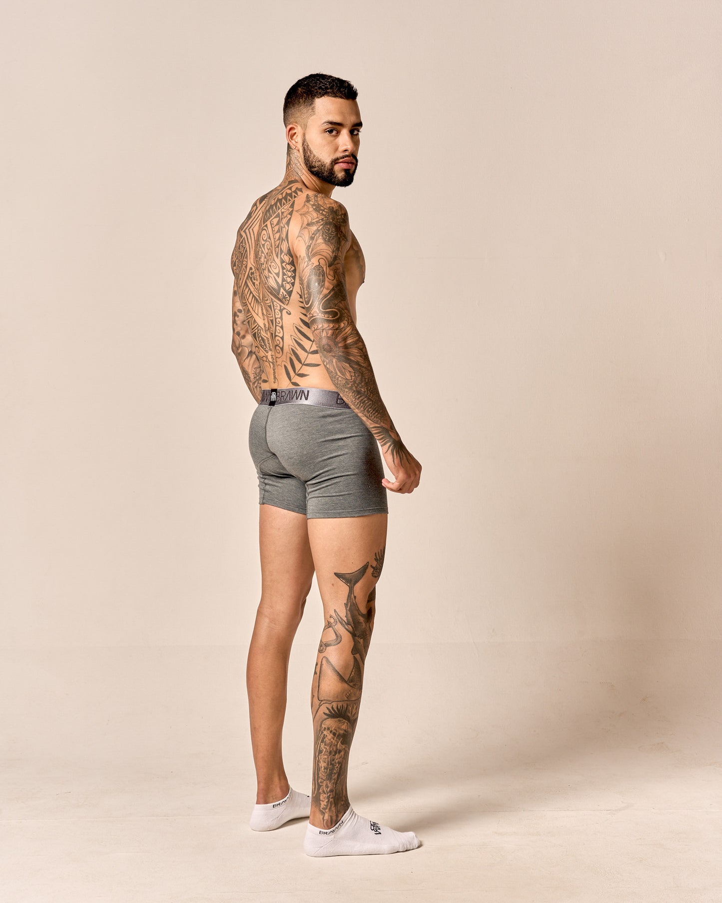 BOXER ALGODÓN BRWN G/G