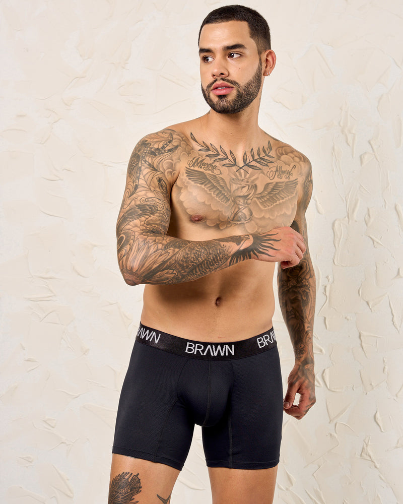 PACK X3 BOXER MICROFIBRA N/B