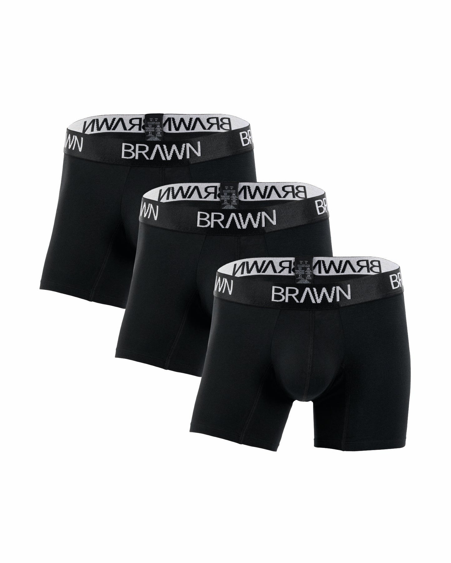 PACK X3 BOXER ALGODÓN N/B