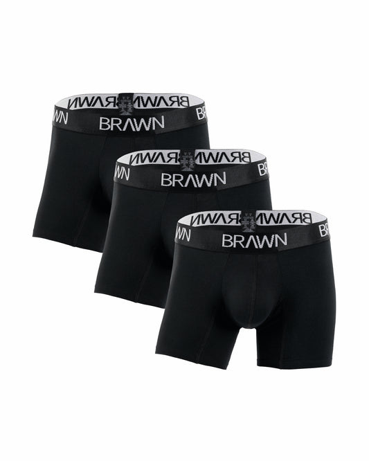 PACK X3 BOXER ALGODÓN N/B