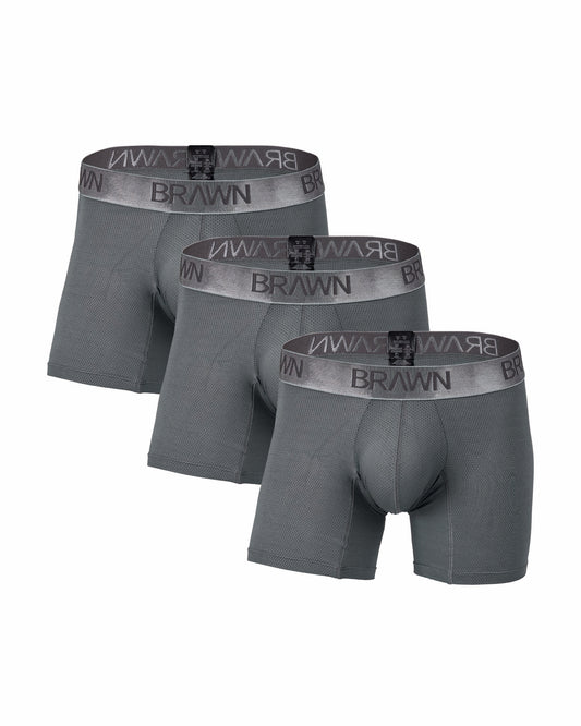 PACK X3 BOXER MICROFIBRA G/G