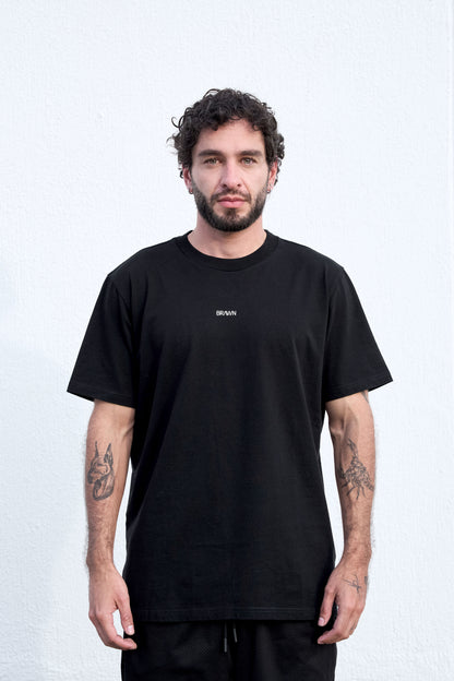 CAMISETA CLASICA ESSENTIAL NEGRA