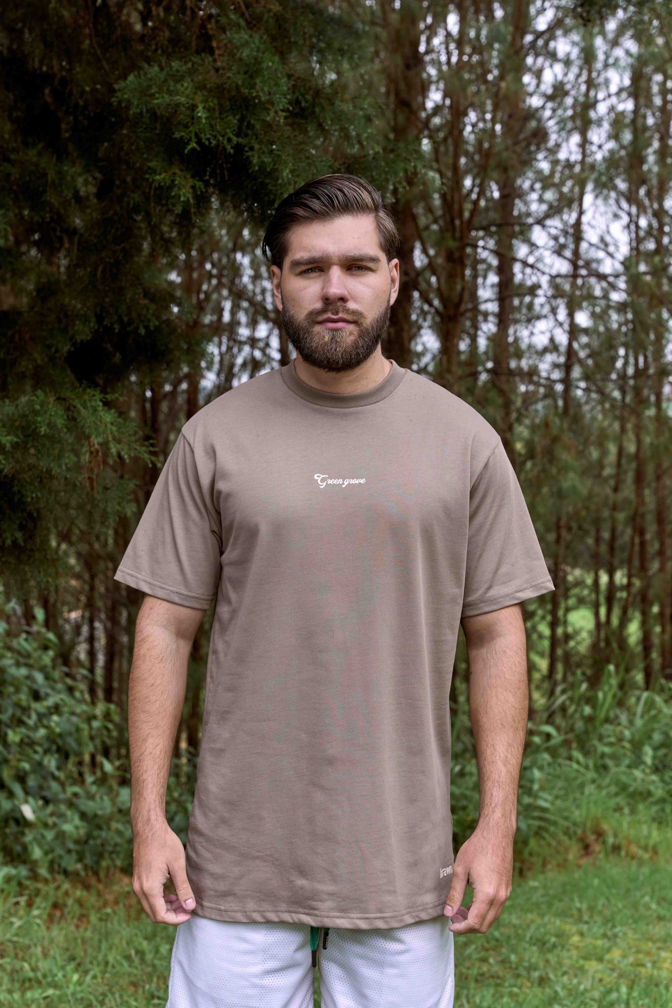 CAMISETA OVERSIZE GG CAFÉ