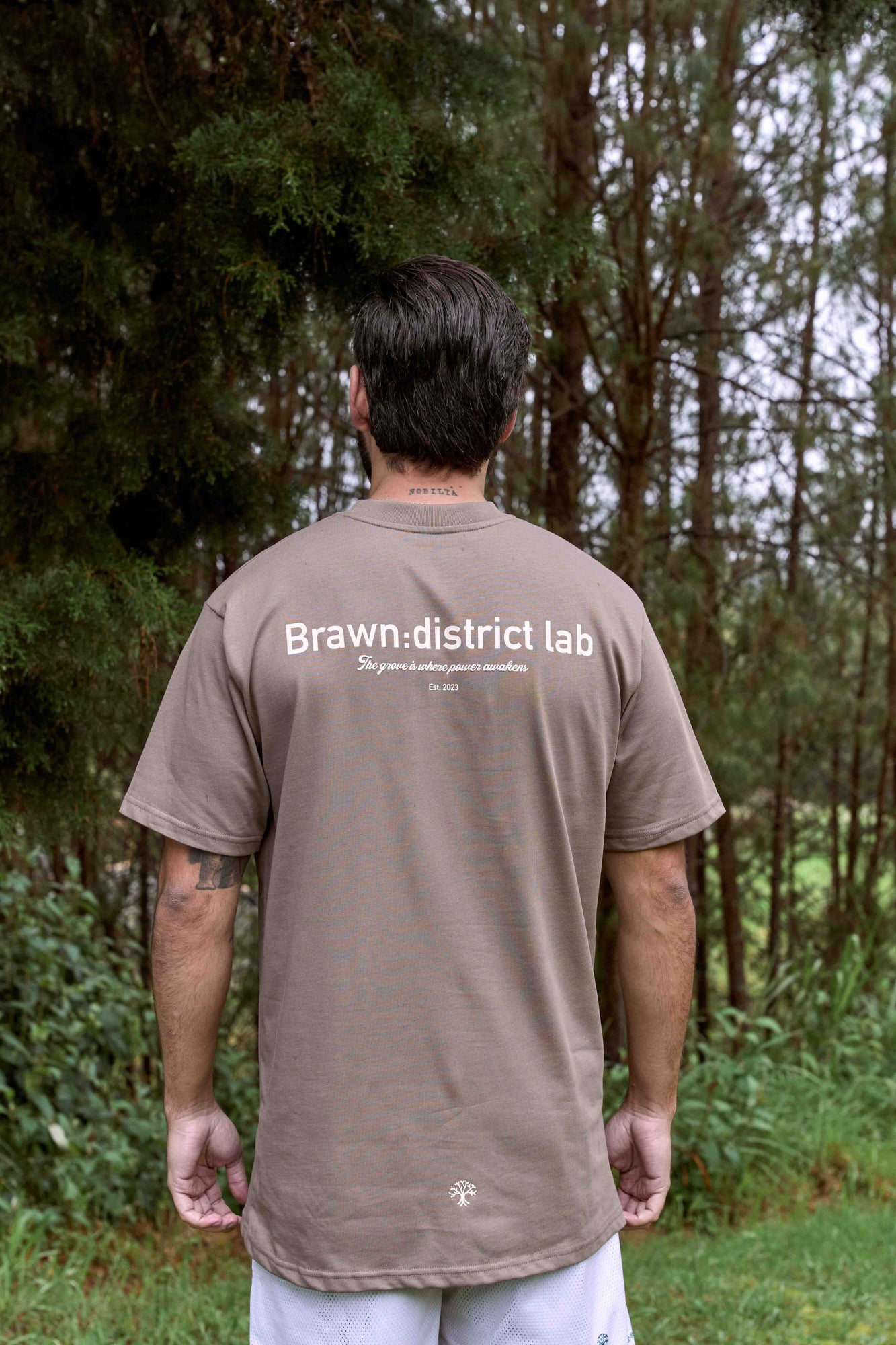 CAMISETA OVERSIZE GG CAFÉ