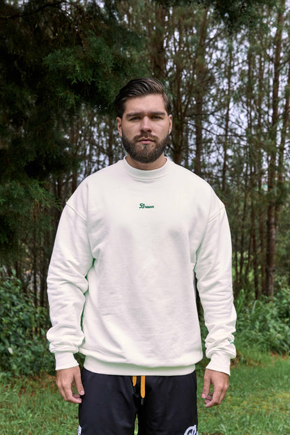 CREWNECK GG IVORY