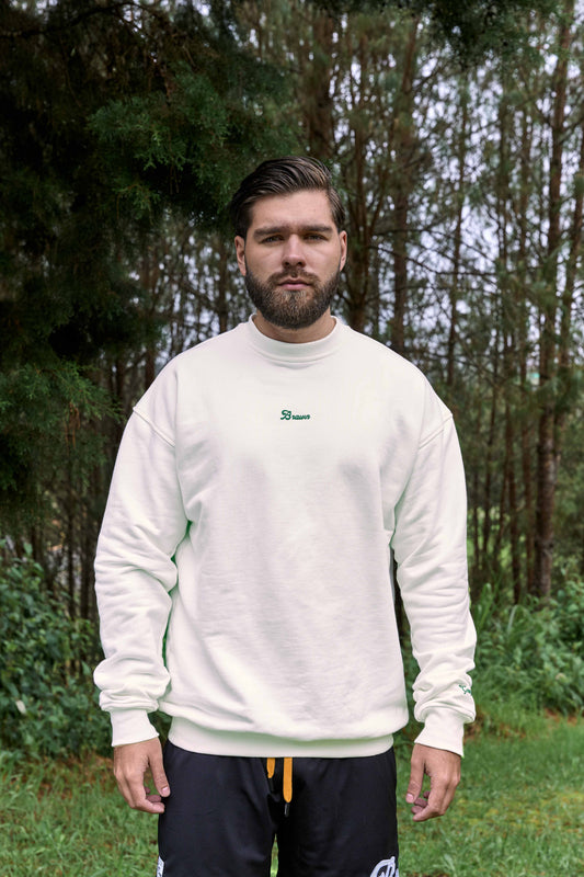 CREWNECK GG IVORY
