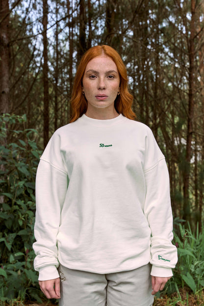 CREWNECK GG IVORY