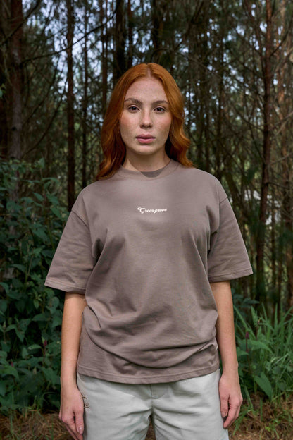 CAMISETA OVERSIZE GG CAFÉ