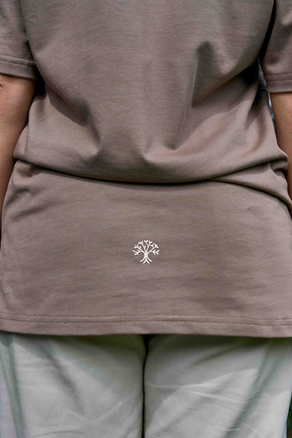 CAMISETA OVERSIZE GG CAFÉ