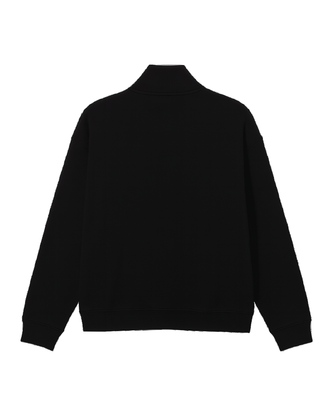 HALF ZIP CREWNECK FS25 NEGRO