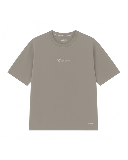 CAMISETA OVERSIZE GG CAFÉ