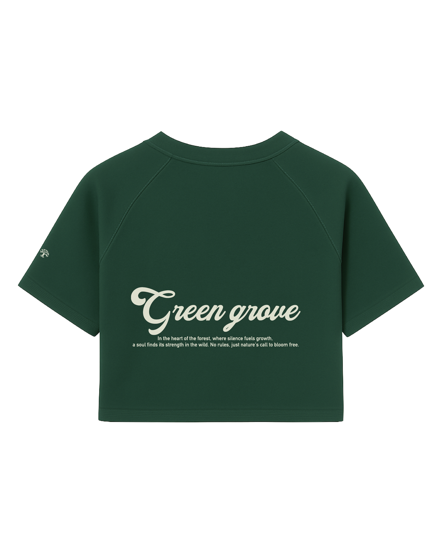 CROPTOP OVERSIZE GG VERDE