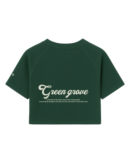 CROPTOP OVERSIZE GG VERDE