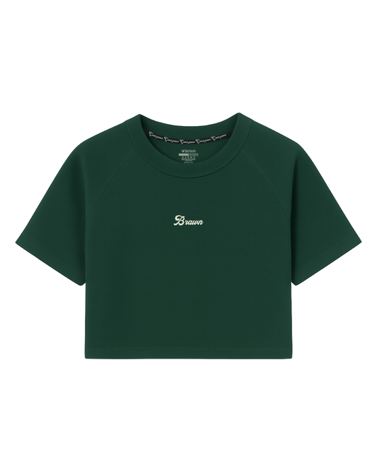 CROPTOP OVERSIZE GG VERDE