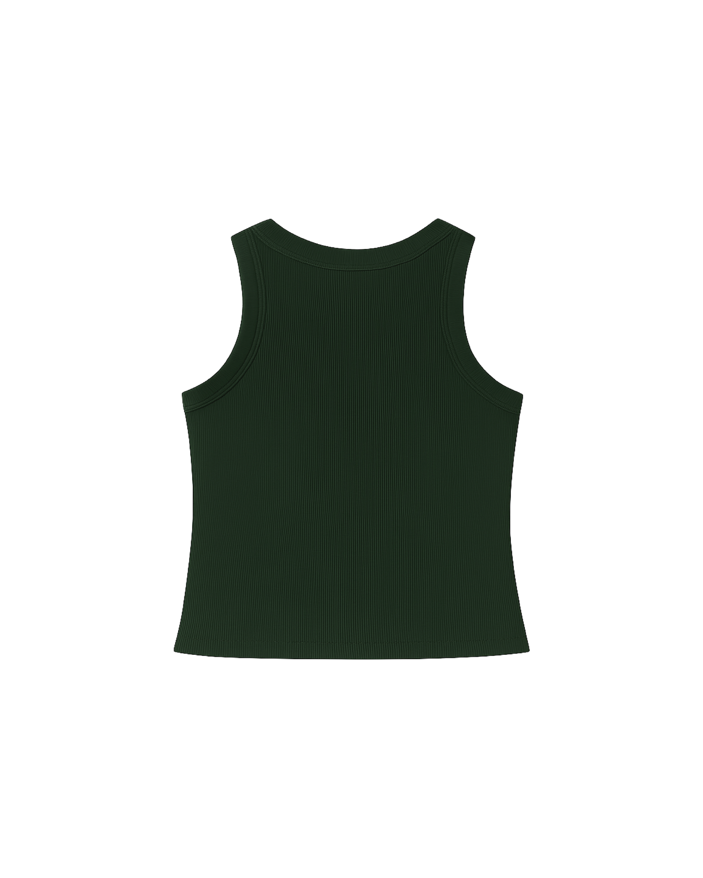 TANKTOP RIB SHORT GG VERDE