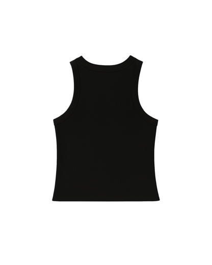 TANKTOP RIB LONG MS25 NEGRO