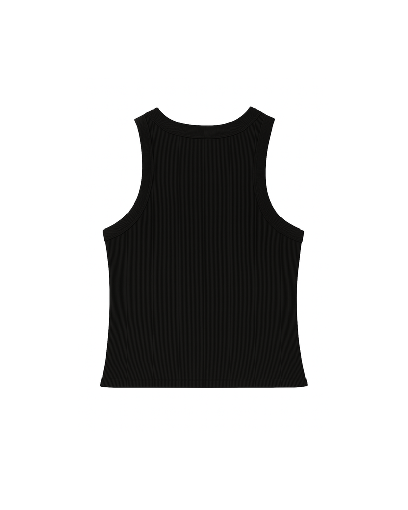TANKTOP RIB LONG MS25 NEGRO