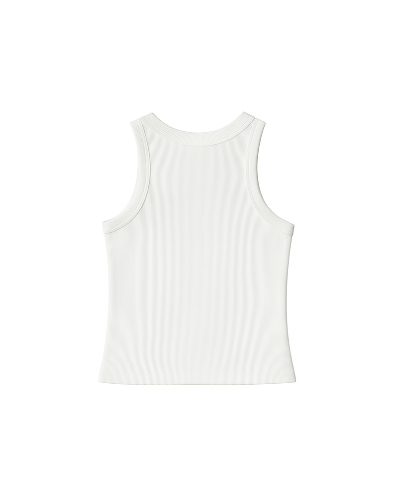 TANKTOP RIB LONG MS25 BLANCO