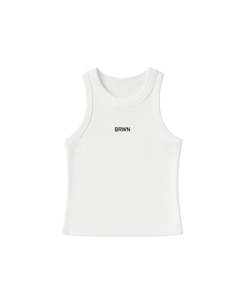TANKTOP RIB LONG MS25 BLANCO