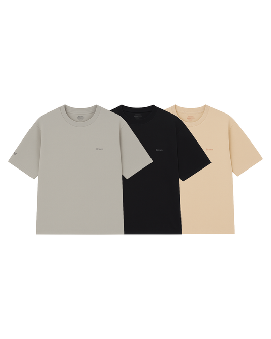 PACK X3 CAMISETA OVERSIZE MS25