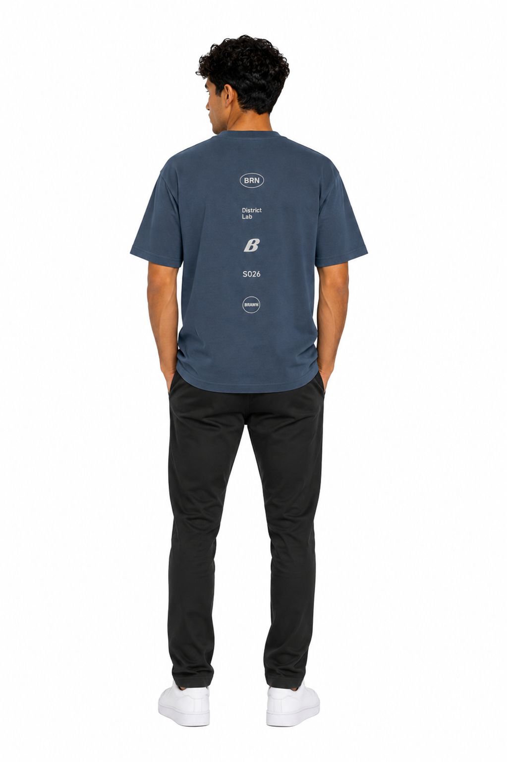 CAMISETA SONE26 NAVY BONE