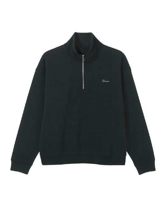HALF ZIP CREWNECK SONE26 NEGRO