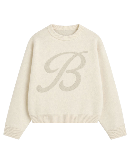 KNIT SWEATER SONE26 IVORY