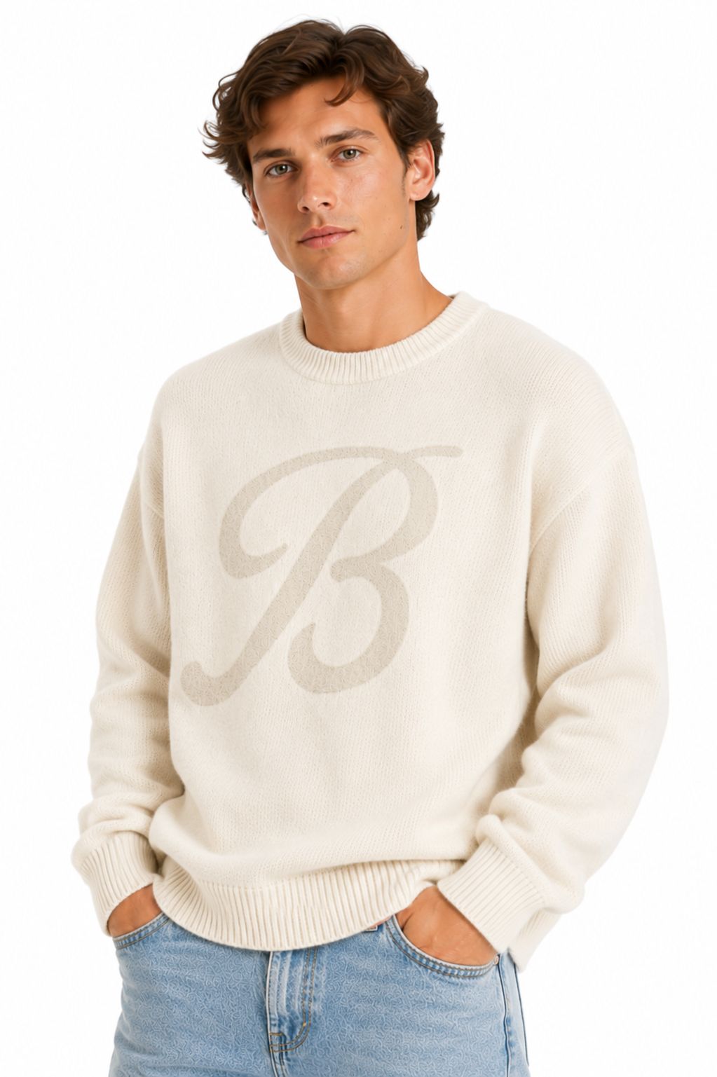 KNIT SWEATER SONE26 IVORY